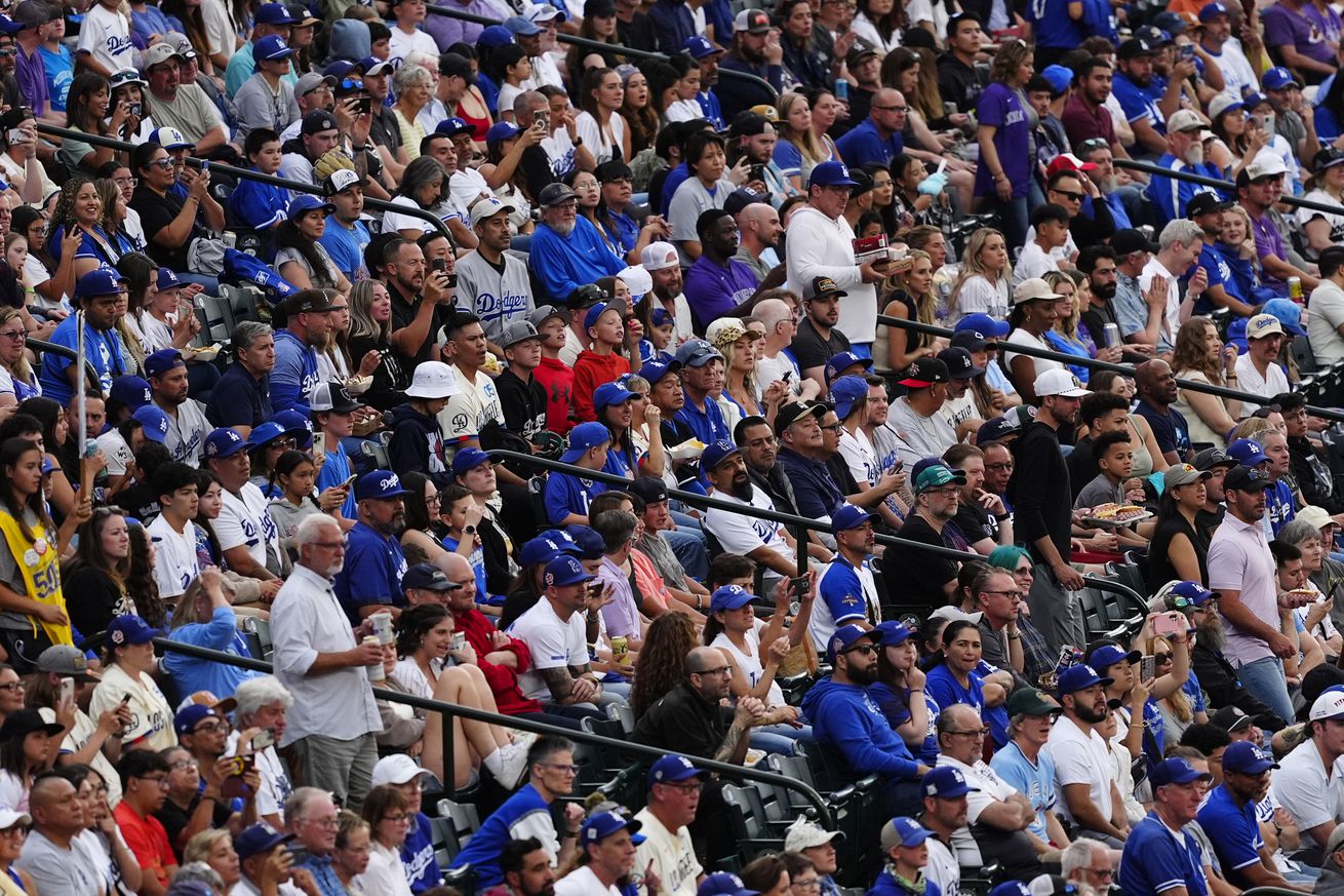 MLB: Los Angeles Dodgers at Colorado Rockies