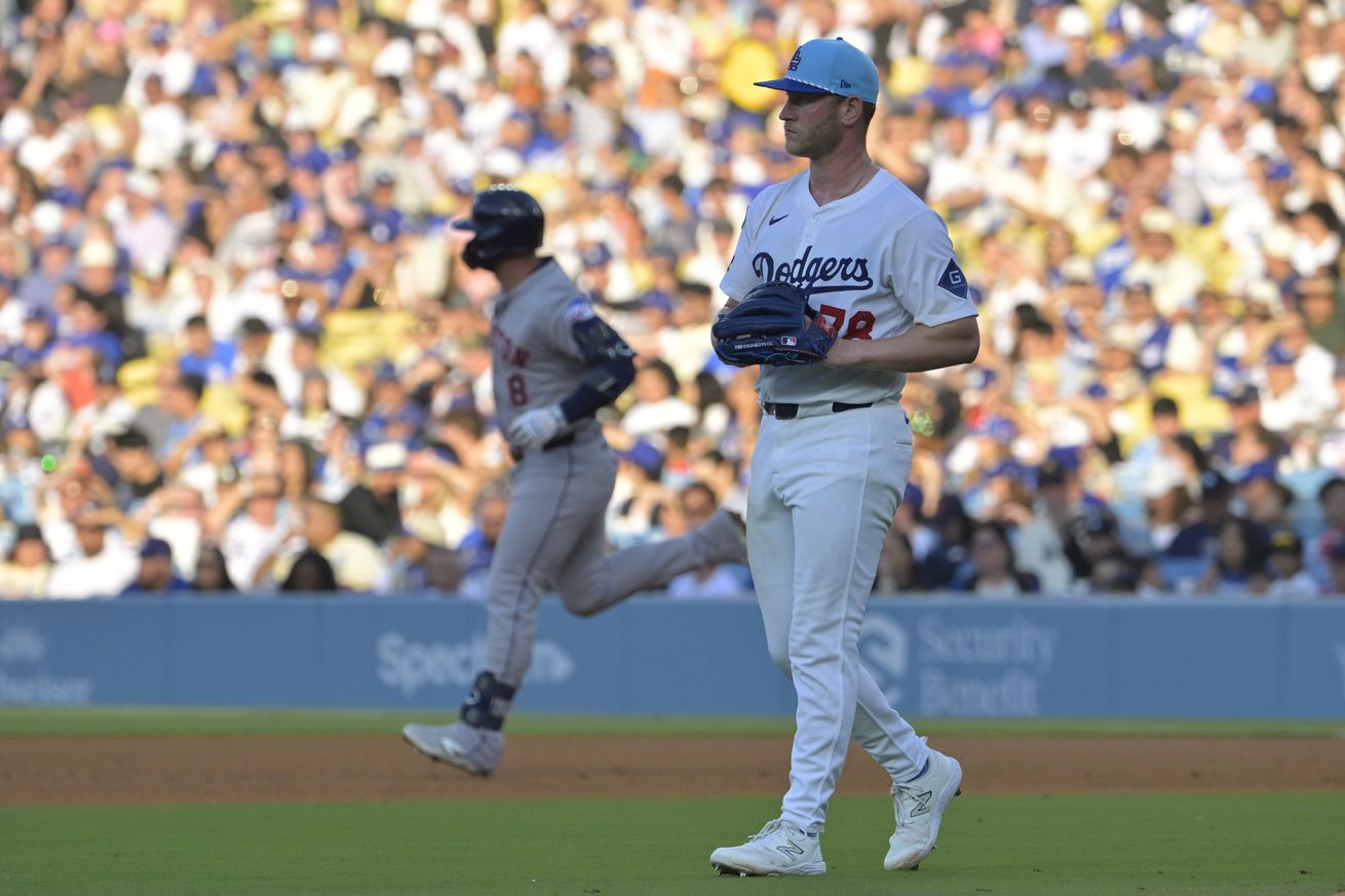 MLB: Houston Astros at Los Angeles Dodgers