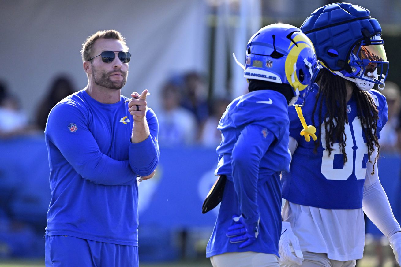 The Los Angele Rams Training Camp.
