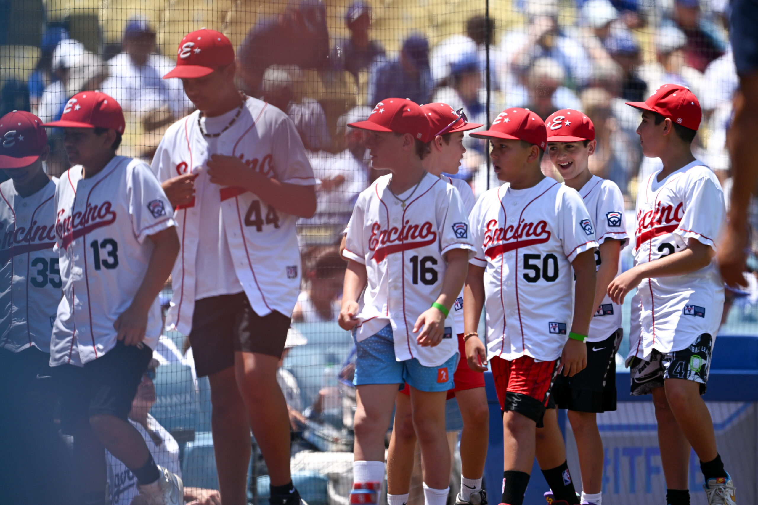 The Encino Little league All-Stars called the start of the...
