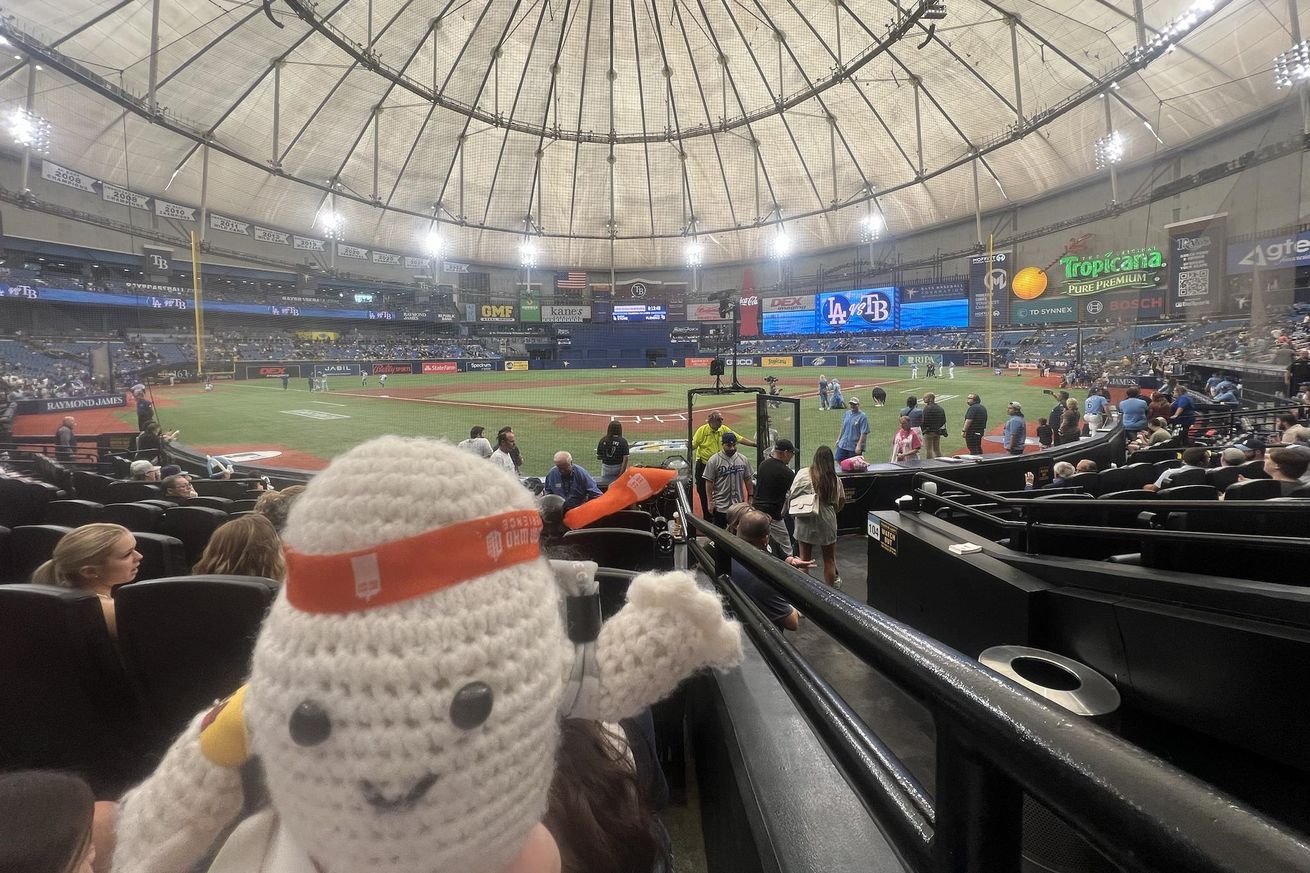 Adric at Tropicana Field. May 28, 2023.