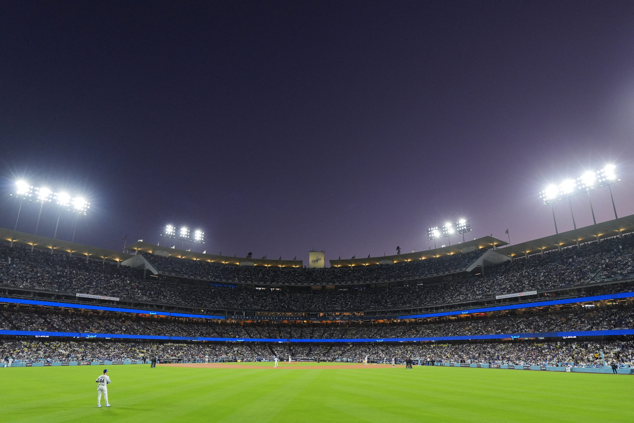 The Dodgers play the Philadelphia Phillies in Game 3 of...