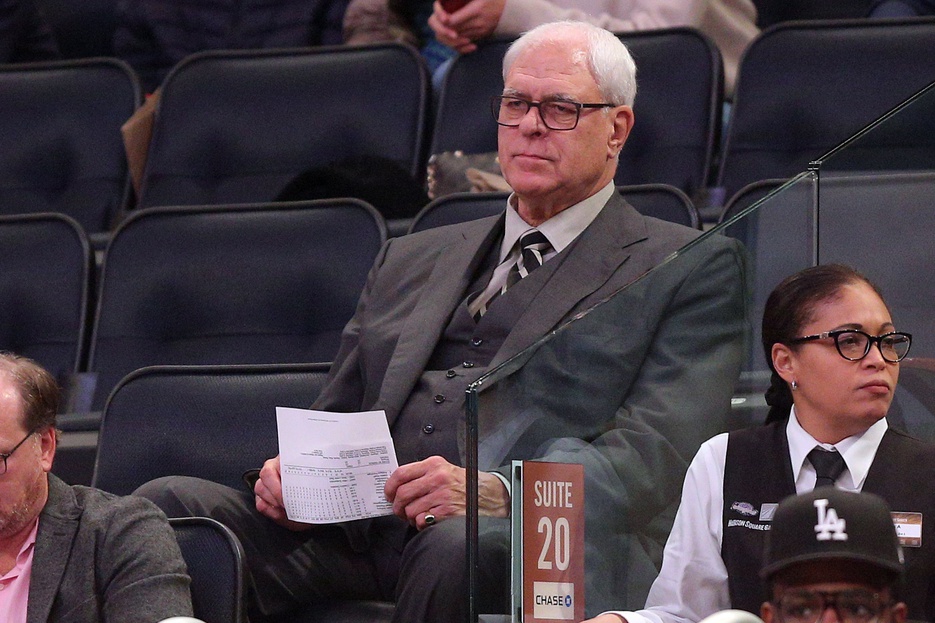 Phil Jackson and Carmelo Anthony had a short stint on the Knicks 