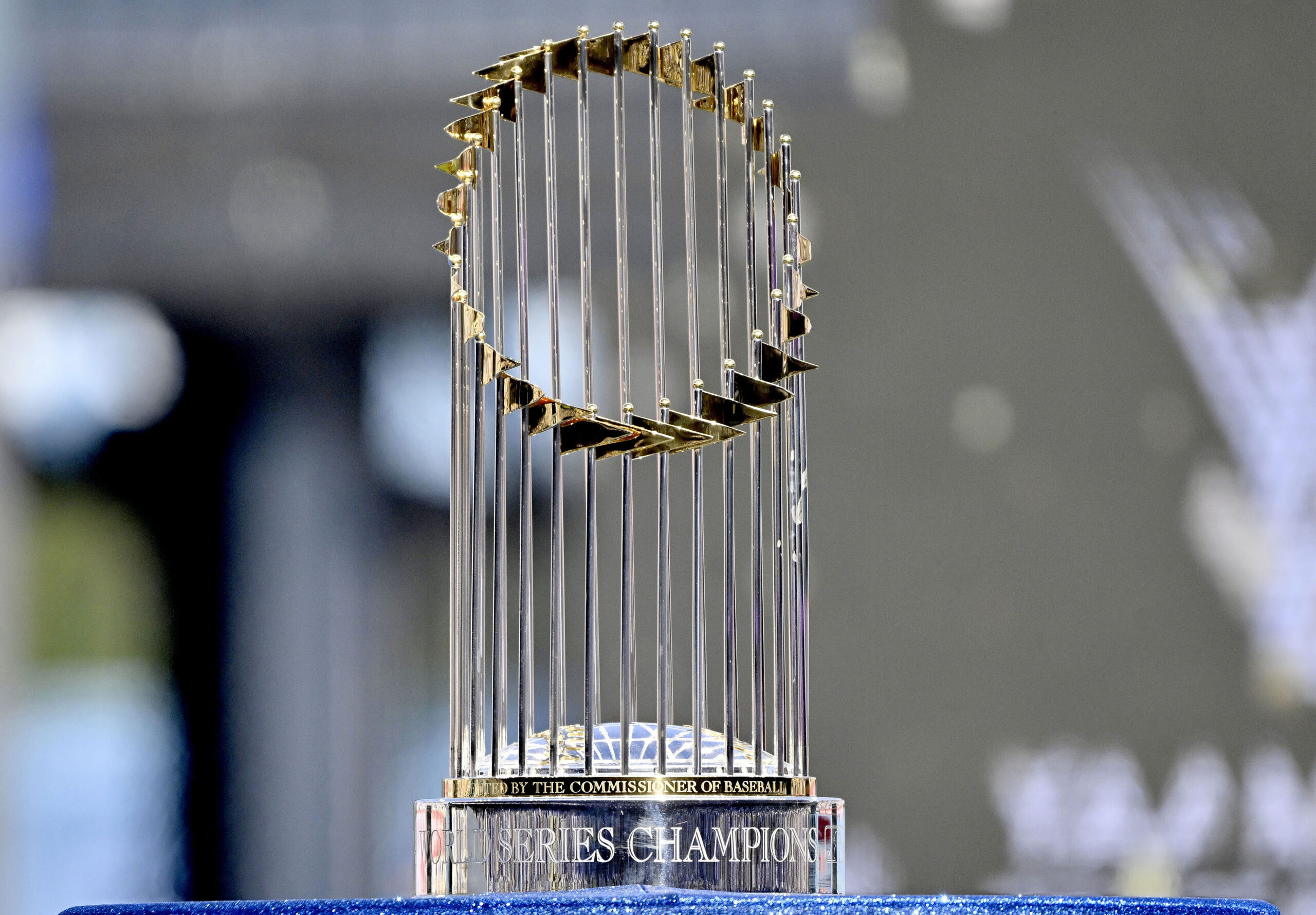 Another perfect day, we love LA. The commissioners trophy during...