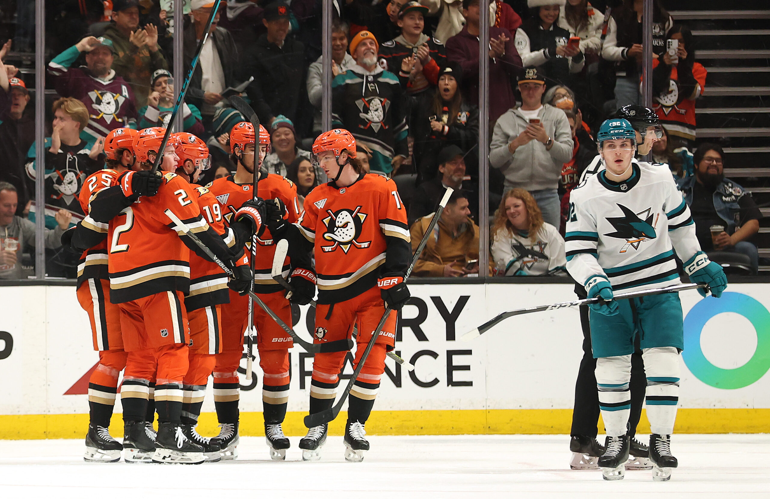 Igor Chernyshov #92 of the San Jose Sharks looks on...