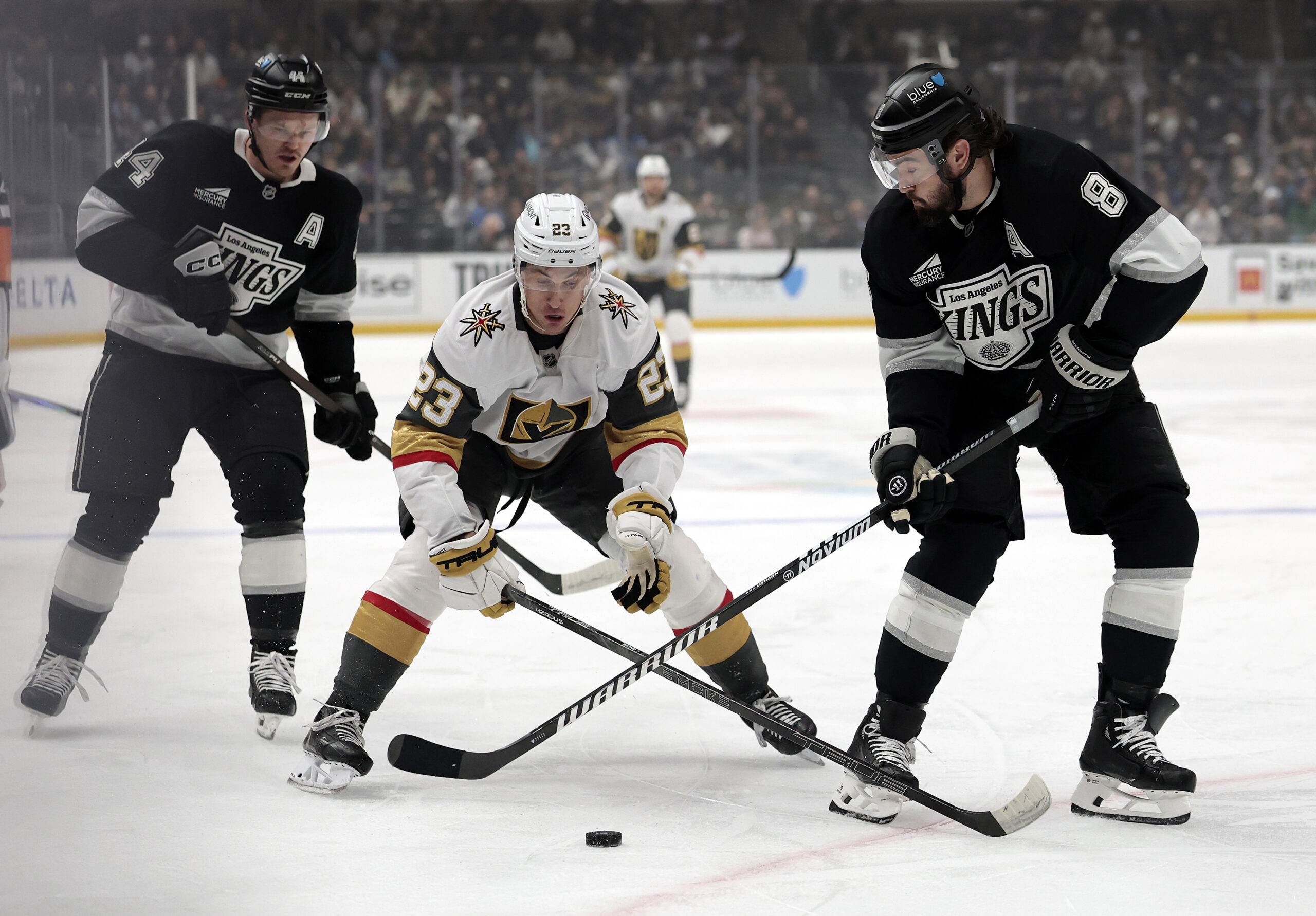 LOS ANGELES, CALIFORNIA – JANUARY 14: Cole Reinhardt #23 of...